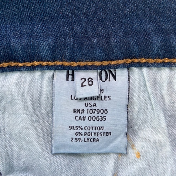 Hudson Mid-Rise Flare/Bootcut Jeans size 26 - Picture 6 of 7